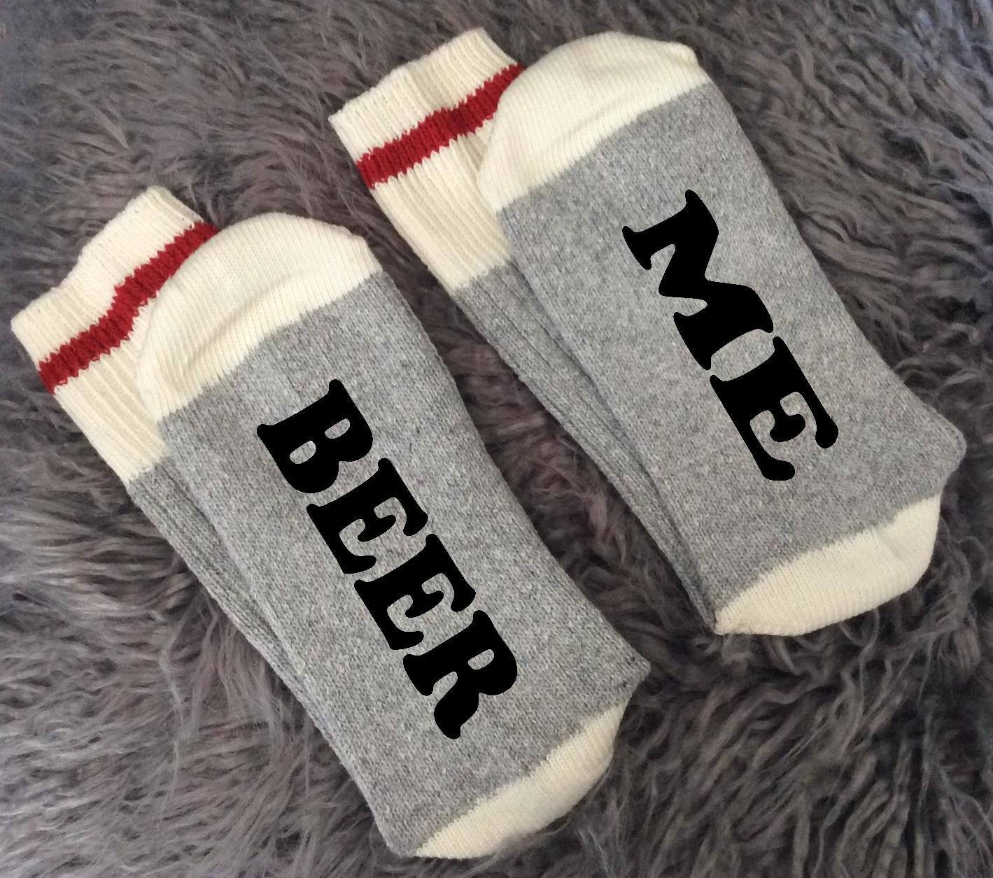 Beer Time-Beer Me-Beer Socks-Beer-Beer Gifts-Beer Gifts for Dad-f You Can Read This-Craft Beer Gifts-Beer Lover-Gifts for Dad-Christmas Gift