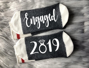 Engaged 2019 Socks