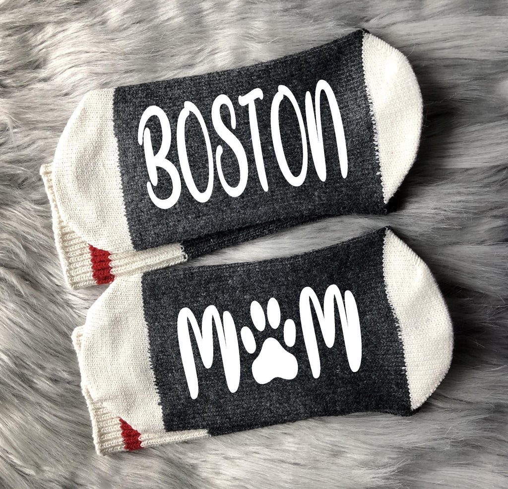 Boston Mom Socks