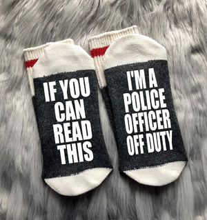 Police Wife Socks