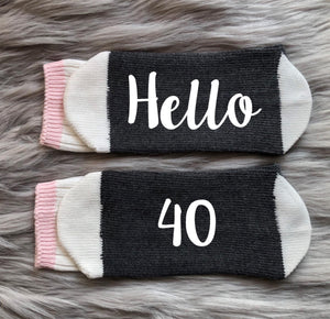 It's My 40th Socks