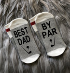 Best Dad By Par Socks