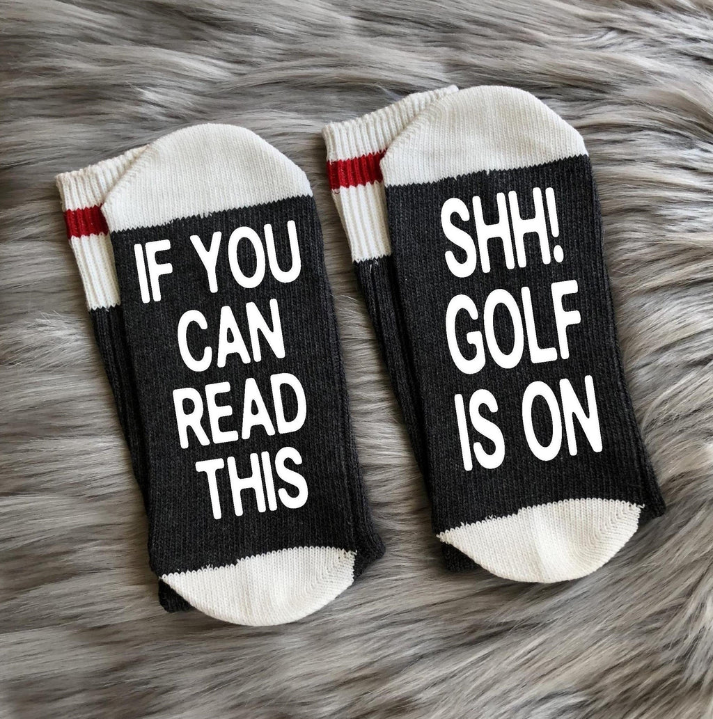 Shh Golf is On Socks