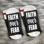 Faith Over Fear Socks