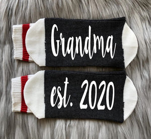 Promoted to Grandma Socks