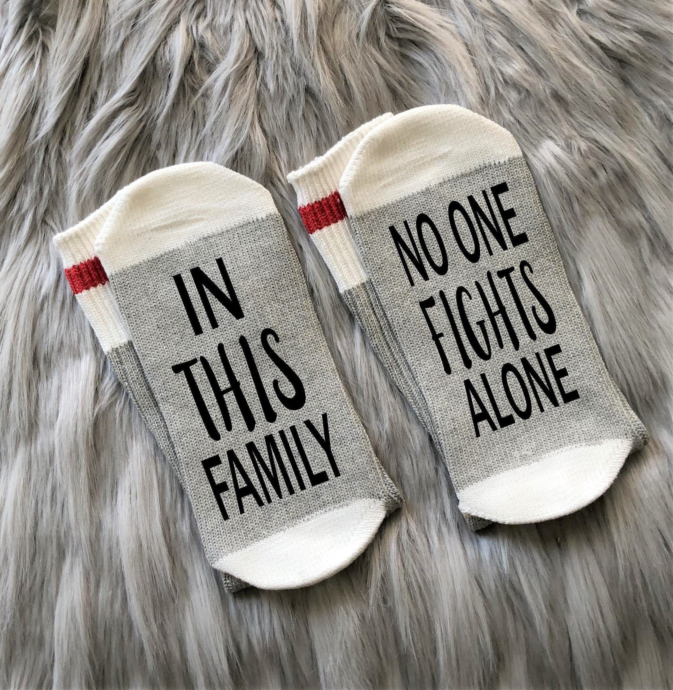 Stronger Than Cancer Socks