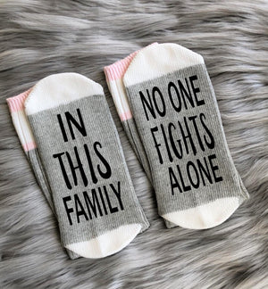 Stronger Than Cancer Socks