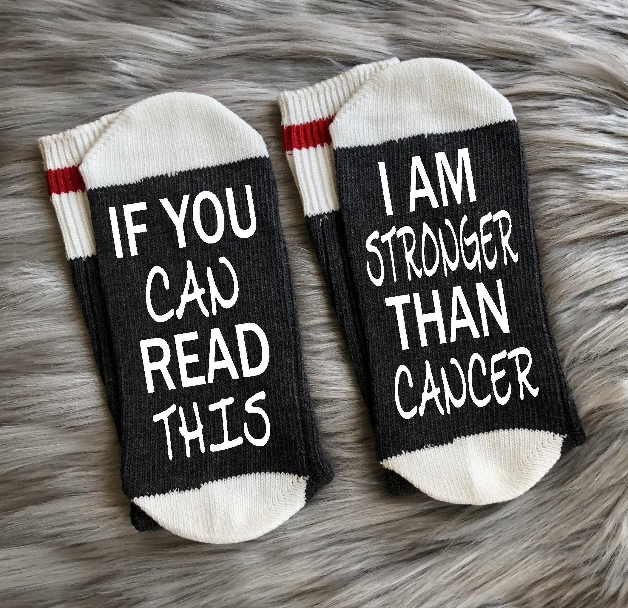 Stronger Than Cancer Socks