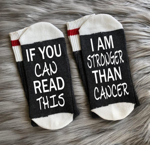 Stronger Than Cancer Socks