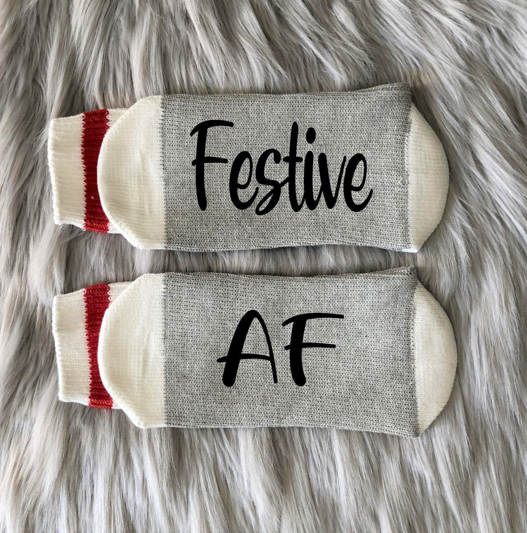 Festive AF Socks