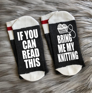 I Work So She Can Knit Socks