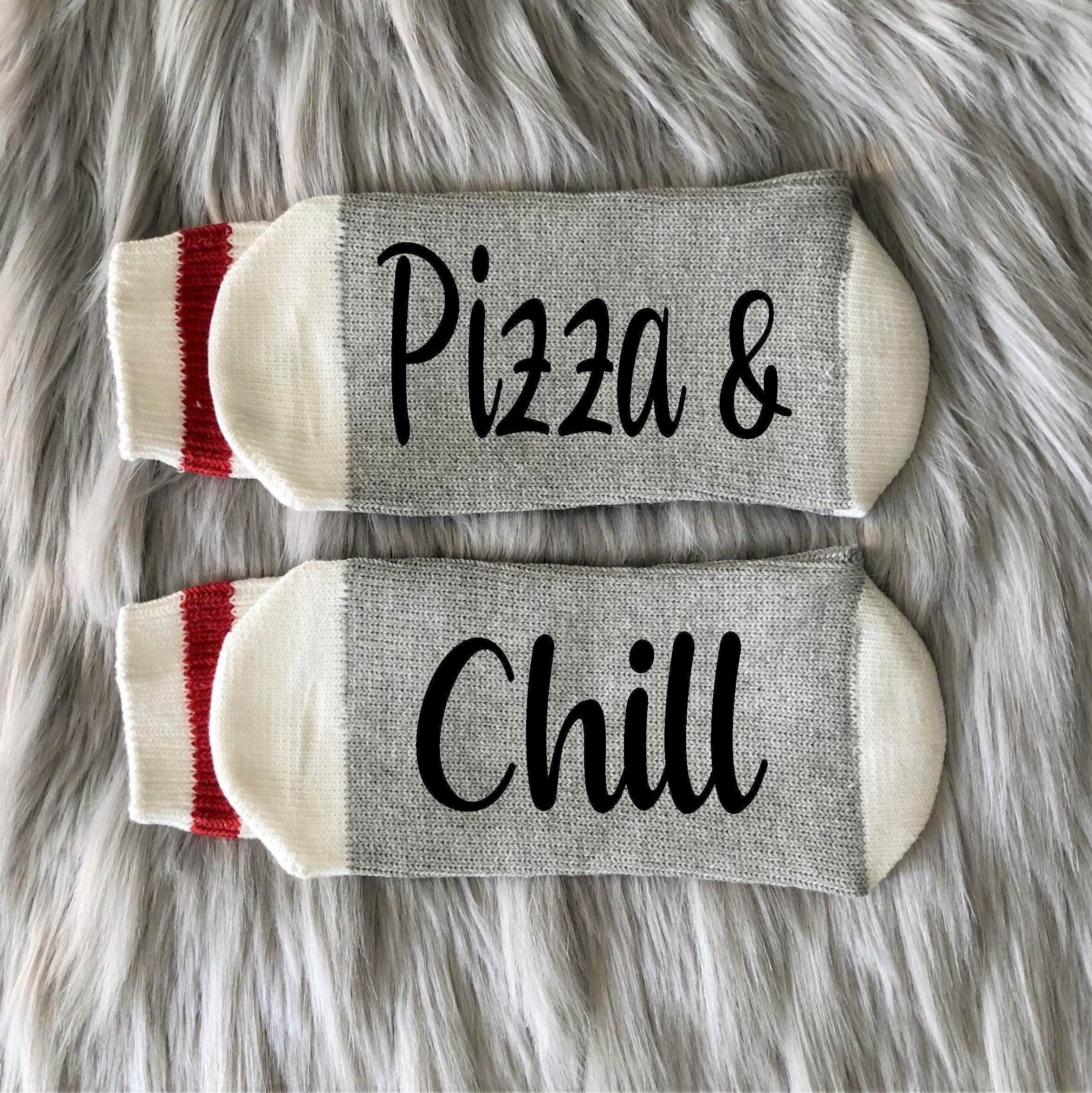 PIzza King-Pizza Socks-Pizza Gifts-Birthday Gift-Mom Gift-Dad Gift-Foodie Gift-Pizza Lover Gift-Boyfriend Gift-Funny Socks-Mens Socks