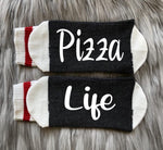 PIzza Life-Pizza Socks-Pizza Gifts-Birthday Gift-Mom Gift-Dad Gift-Foodie Gift-Pizza Lover Gift-Boyfriend Gift-Funny Socks-Mens Socks