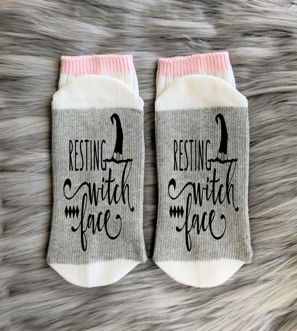 Resting Witch Face Socks
