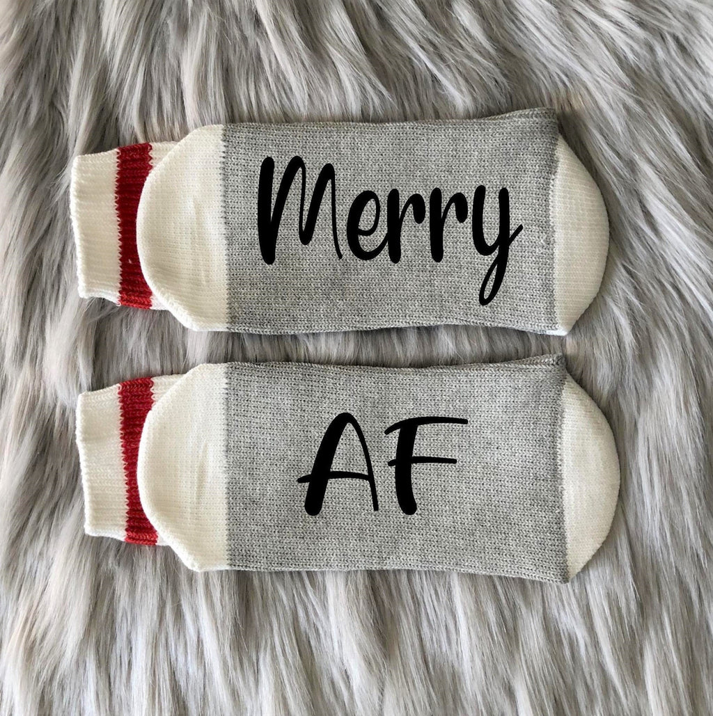 Merry AF Socks
