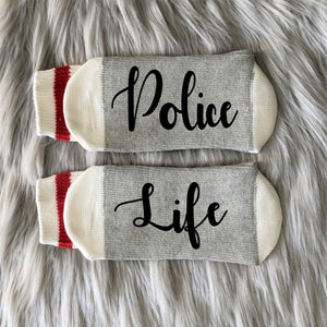 Police Wife Socks