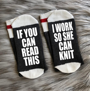 Eat Sleep Knit Repeat Socks