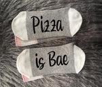 Pizza is Bae-Pizza Socks-Pizza Gifts-Birthday Gift-Mom Gift-Dad Gift-Foodie Gift-Pizza Lover Gift-Boyfriend Gift-Funny Socks-Mens Socks
