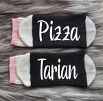 Pizza Tarian-Pizza Socks-Pizza Gifts-Birthday Gift-Mom Gift-Dad Gift-Foodie Gift-Pizza Lover Gift-Boyfriend Gift-Funny Socks-Mens Socks