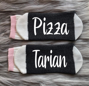 Pizza Tarian-Pizza Socks-Pizza Gifts-Birthday Gift-Mom Gift-Dad Gift-Foodie Gift-Pizza Lover Gift-Boyfriend Gift-Funny Socks-Mens Socks