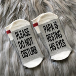 Papa is Resting Socks